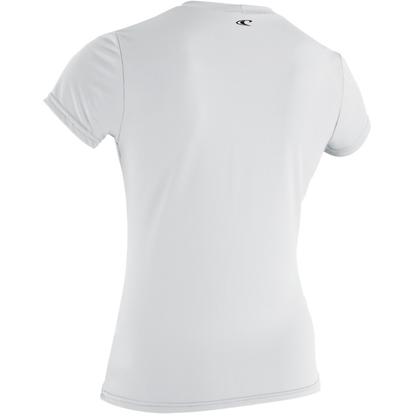2026 O'Neill Womens Basic Skins Short Sleeve Sun Shirt 5716 - White